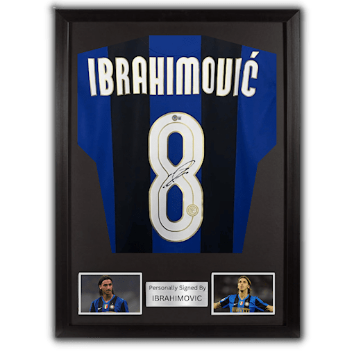 Picture of Zlatan Ibrahimovic signed & framed