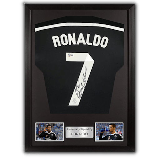 Picture of Cristiano Ronaldo signed & framed
