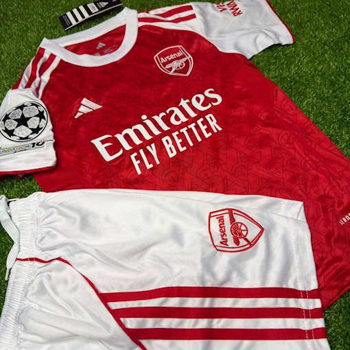 صورة Arsenal 25/26 Home Kids UCL