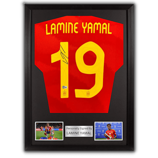 Picture of Lamine Yamal signed & framed