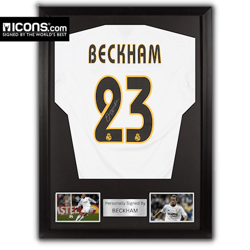 Picture of Beckham signed & framed