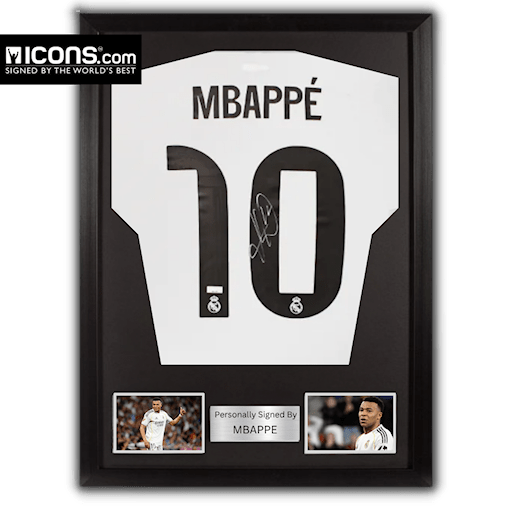 Picture of Mbappe signed & framed