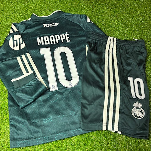 Picture of Real Madrid 26/27 Away Mbappe Long-Sleeve Kids  